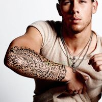 Autocollant De Tatouage Temporaire étanche Cool Totem Tribal Faux Tatouage Flash Tatoo Tatouage Stickers Main Bras Jambe Pour Fille Femmes Hommes