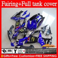 Wholesale Tank Body For SUZUKI GSXR CC GSX R600 blue black GSX R750 HC CC CC GSXR600 GSXR K6 GSXR750 Fairing