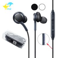 Wholesale Vitog For Samsung Galaxy S4 S7 S6 S8 earbuds mm earphones in ear Earbud with Microphone Volume Control