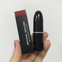 12 Colors M At C Matte Lustre Rouge A Levre Lipstick 3g Aluminum Tube Lip Gloss Lipgloss Maquillage Kit