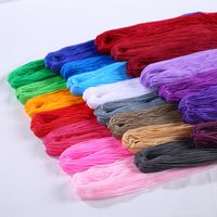 Wholesale multicolor m strong braided macrame silk satin nylon cord rope diy jewelry bracelet making findings beading thread wire mm