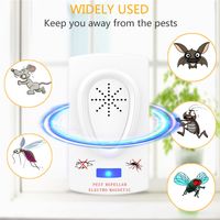 Ultrason moustique Répulsif Anti Insectes Rat Bug Pest Spider KILLER UK Plug