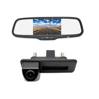 Wholesale Rear View Backup Car Camera Mirror Monitor Kit for Audi A1 A4L Q3 Q5 S5 A8L A6L Skoda VW Passat Sagitar Lavida Touareg