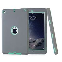 Wholesale Defender shockproof Robot Case military Extreme Heavy Duty silicone cover for ipad pro air mini