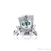 Wholesale 2019 Original Sterling Silver Jewelry Sweet Tree Monster Charm Beads Fits European Pandora Bracelets Necklace for Women Making