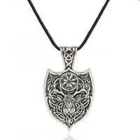 Wholesale Personality Norse Mythology Deer Head Amulet Pendant Viking Jewelry Necklace for Men