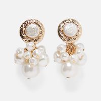 Wholesale 2019 New Freshwater Pearl Earrings For Women Unique Irregular Handmade Pearl Tassel Dangle Earrings Statement Jewelry