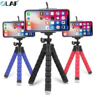 Wholesale Flexible Tripod Phone Holder for iPhone Pro Max Samsung Xiaomi Sponge Octopus Mobile Phone Stand Smartphone Tripod for Camera