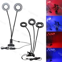 Wholesale Grow Lights Heads Hose Lamp Red Blue Dimmable With Clip USB Charge For Indoor Tent Covered Green Houses DHL