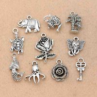 Free Ship 300Pcs Tibetan Silver leaf Spacer Beads Jewellery Findings 9.5x6mm