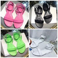 Wholesale Hot Sale Round Flat Sandals Women Flat Outdoor Casual Shoes Designer Graffiti Sandals With Box