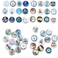 Wholesale Anchor Charms Snap Jewelry Mixed mm Snap Jewelry mm Snaps Buttons mm Snap Button Noosa Button Diy Bracelet Accessorie