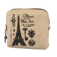 Wholesale Hot Sale Retro Women Girl Coin Bag Purse Wallet Card Case Gift Eiffel Tower Handbag Women Bags