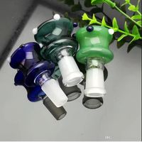 Wholesale New color wheel cannon head Glass Hookah Glass Water Pipe Fittings