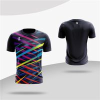 Wholesale 2018 new custom new running shirt irregular graphic men and women personalized team custom printed T shirt all kinds of color fitness cloth