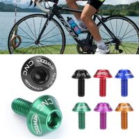 Wholesale Bicycle Water Bottle Cage Holder Screw Bolts Durable Colorful Bike Accessory Install Bike Bottle Cage Rack Colors Cycling