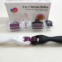 Wholesale Micro Derma Roller Facial Skincare Dermatology Therapy System for Acne Scars Wrinkles Blemish and Blackheads in dermaroller kits