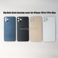 Wholesale 20PCS Big Hole Back Battery Door Back Cover Battery Cover Replacement for iPhone Pro Max free DHL