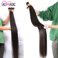 Wholesale Cuticle Aligned Hair Inch Bundles Remy Virgin Human Hair Bundles Natural Black g bundle Factory Price