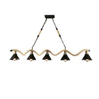 Wholesale Wrought Iron Pendant Lamps Rope Chandeliers Lighting for Kitchen Coffee Bar Restaurant Corridor Indoor Lighting Home Decor