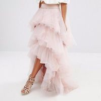 Layered tulle skirt uk top