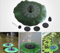 Wholesale Solar Water Pump V Floating Waterpomp Panel Garden Plants Watering Power Fountain Pool Automatical for Fountains Waterfalls New c607