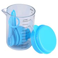 Wholesale 7Pcs Set Plastic Measuring Cups And Spoons Measure Tea Coffee Kitchen Utensil for Baking Tools Bakeware Kitchen Tools