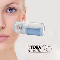 Wholesale 2019 New Packing Hydra Needle Serum Applicator Aqua Gold Microchannel MESOTHERAPY Tappy Nyaam Nyaam Fine Touch Microneedle Roller