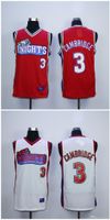 Wholesale Top Quality Men s Cambridge Jersey Like Mike LA Knights Movie College Basketball Jerseys White Red Stiched Size S XXXL