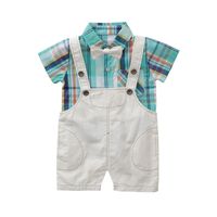 Brace Shorts Outfits Party Gentlemen Clothes UK Kids Baby Boys Bowknot T Shirt