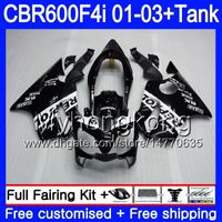 Wholesale Repsol black top Body Tank For HONDA CBR F4i CBR F4i CBR600FS FS HM CBR600F4i CBR600 F4i Fairings