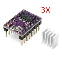 Reprap Sanguinololu V1.3a Module with Pololu Step Driver A4988 DRV8825 heatsink