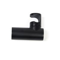 Wholesale Black electroplated brass hand shower head holder wall mounted degree rotation bathroom shower accessories