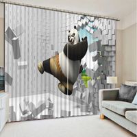 Wholesale child Curtains animal Blackout Curtains Living Room kids room kitchen short Window Curtain D Curtains