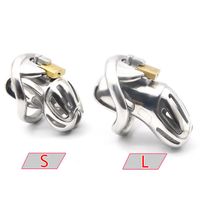 Wholesale Chaste Bird New Design Stainless Steel Male Chastity Device Cock Ring Penis Ring Adult Sex Toys Penis Ring A370 ss Y19070602