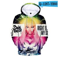 Wholesale New Sale Nicki Minaj D Hoodie Men Women Fashion Popular asual Hip Hop D hoodie Print Nicki Minaj Sweatshirts Tops