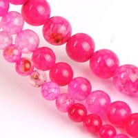 4//6//8//10mm Natural Dragon Veins Agate Onyx Gemstone Round Loose Beads 15/'/'