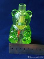Wholesale Bear hookah Glass bongs Oil Burner Glass Water Pipes Oil Rigs Smoking Free