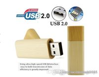 Wholesale HK Wooden Bamboo USB Flash Drive Storage Device Pen Drive GB Memory Stick U Disk Gift