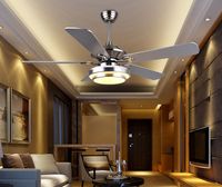 Ceiling Fan Modern Led Wood Ceiling Fans With Lights Silvery Bronze 42inch 48inch 52inch Decorative Fans Llfa