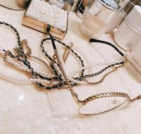 Wholesale New glasses chain retro personality glasses chain lanyard fashion glasses pearl chain multilayer rope necklace female