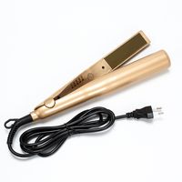 Wholesale Multi function two in one curling iron Gold twisted splint Straight coil dual purpose straightener Twister straightener v v