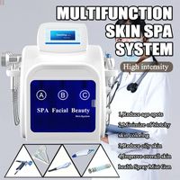 Wholesale New Hot Hydra Dermabrasion Machine Deep Cleaning Ultrasonic Facial Microdermabrasion Microcurrent Therapy Device Ultrasonic Skin Care