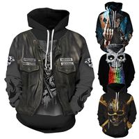 printed black hoodies