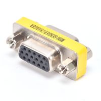 Computer Cables at 1PCS Mini Gender Changer Adapter 15-Pin HD15 VGA//SVGA M-M Cable Length: Adapter