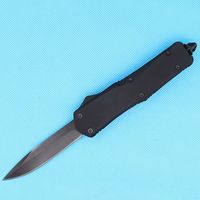 Wholesale Top Quality Black A07 Large AUTO Tactical Knife C Single Edge Drop Point Black Oxide Blade Outdoor Survival Rescue EDC Pocket Knives