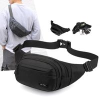 Wholesale Waist Bags Waterproof Men Sports Pack Trendy Crossbody Bag Casual Desig Chest Fanny Simplicity Male Hip