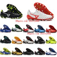 Wholesale 2021 soccer shoes arrival leather cleats Low Morelia Neo II FG mens football boots outdoor