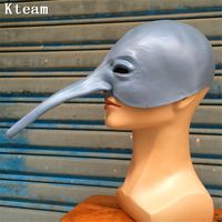 Wholesale Hot New Long Nose Woodpecker Rubber Latex Mask Holiday Slipk Animal Maske Photo Venice Photography Props