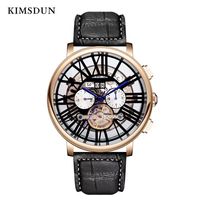 Wholesale Factory direct high quality Real cowhide Watch Men Automatic Watches Silver Strap Stainless Mens Mechanical Orologio di Lusso Wristwatch